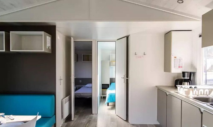 Arles-sur-Tech Casa | Camping Paradis le Vallespir*** - Mobile home Coscoll 3 rooms 4 people