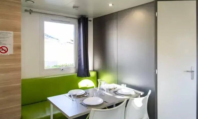 Arles-sur-Tech Casa | Camping Paradis le Vallespir*** - Mobile home Premium Primevère 3 rooms 4 people
