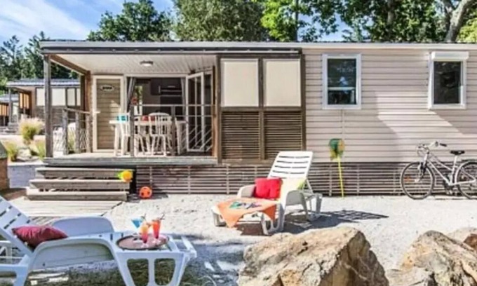 Clohars-Fouesnant Casa | Camping Port de Plaisance**** - Comfort 4-room mobile home for 6 people