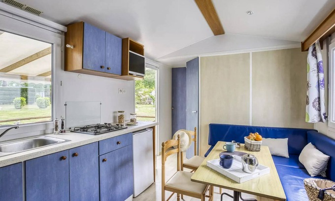 La Trinite-sur-Mer Casa | Camping Romanée Le Kervilor**** - Comfort mobile home 3 rooms 4 people