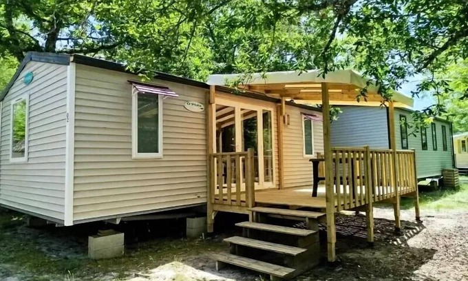 Mezos Casa | Camping Sen Yan***** - Mobile home Space 3 rooms 4/6 people
