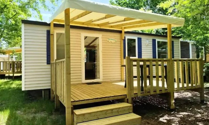 Mezos Casa | Camping Sen Yan***** - Mobile home Space 4 rooms 6 people