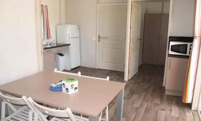 Le Muy Chalet De Esquí | Camping Les Cigales **** - Chalet Chicana PRM 3 habitaciones 6 personas