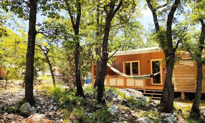Bauduen Casa | Camping Tikayan Rives du Lac de Sainte Croix*** - Mobile home Arizona with Jacuzzi 4 rooms 6 people Air-conditioned