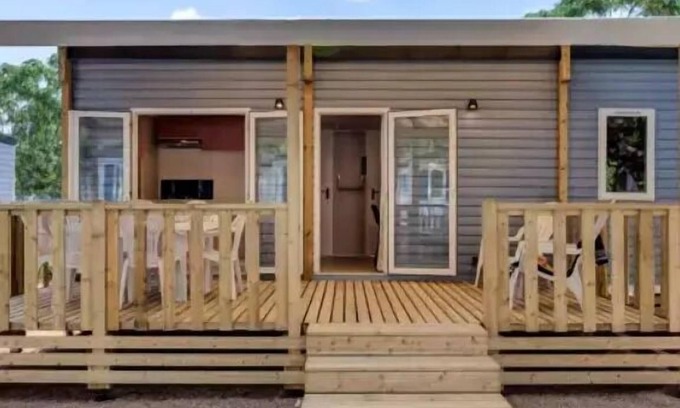 Saint-Avit-de-Vialard Casa | Campsite Saint Avit Loisirs***** - Comfort XL mobile home 3 rooms 4/6 people Air-conditioned