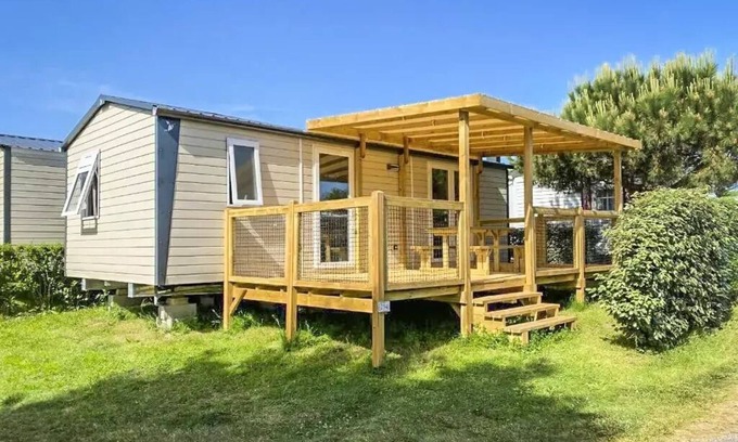 Tharon-Plage Casa | Campsite La Riviera * - Mobil Home 4 Rooms 6 People + TV