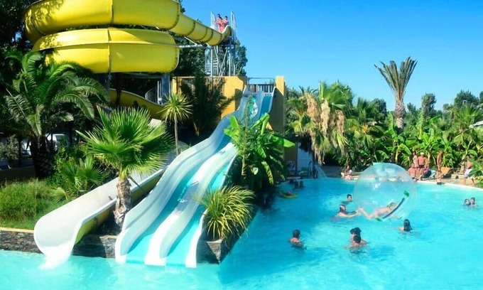Serignan-Plage Casa | Camping L'Etoile de Mer **** - Privilege 5-Room Mobile Home 8/9 People Air Conditioning