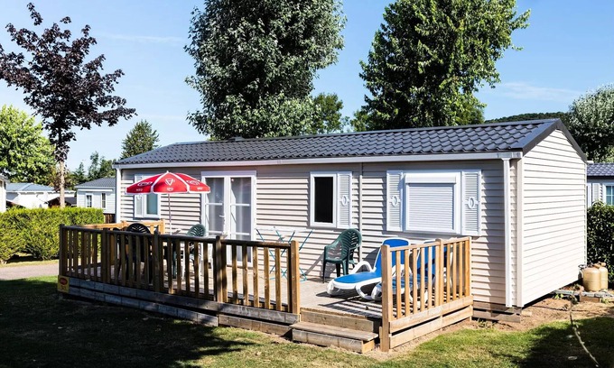 Houlgate Casa | Campsite La Vallée***** - Mobile home Comfort XL 3 rooms 4 people - TV