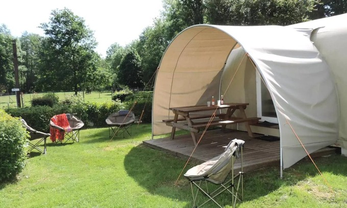 Illiers-Combray Casa | Camping Le Bois Fleuri *** - Coco dulce 3 habitaciones 4 personas