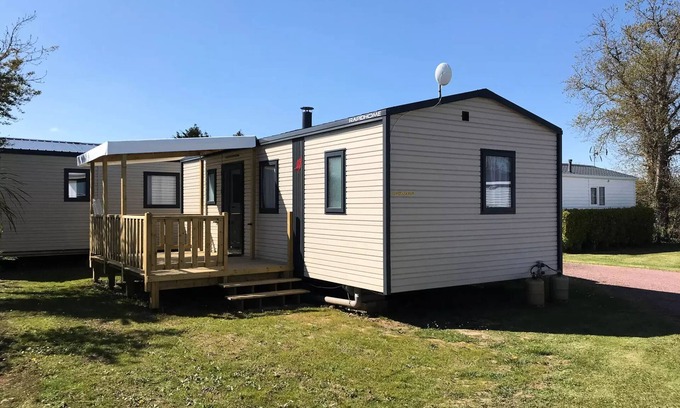 Quettehou Casa | Camping Le Rivage **** - Cottage Grand Confort 3 habitaciones 4 Personas