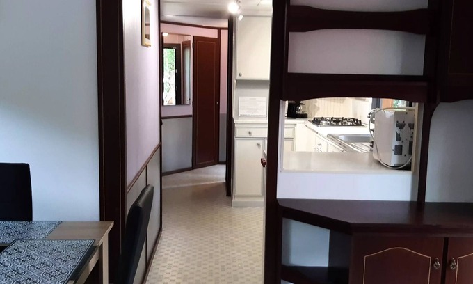 Estavar Casa | Campsite Les Jardins d'Estavar*** - Mobile home English Vintage Style 4 rooms 6 people