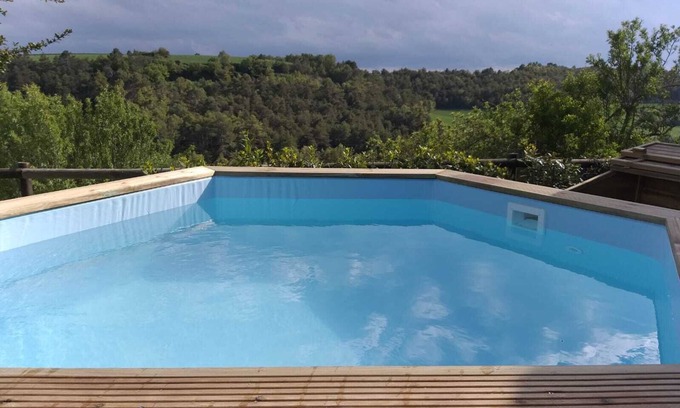 La Cirera Cabaña | Casa rural Can Pinyol para 10/12 con piscina