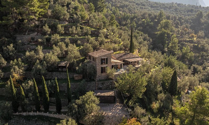 Fornalutx Casa | C'an Sandy magnifica casa en la montaña con vistas insuperables al pueblo