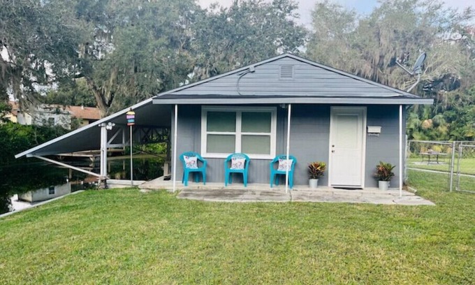 Tavares Casa | Canal Front Boathouse Escape - Bring Your Boat!