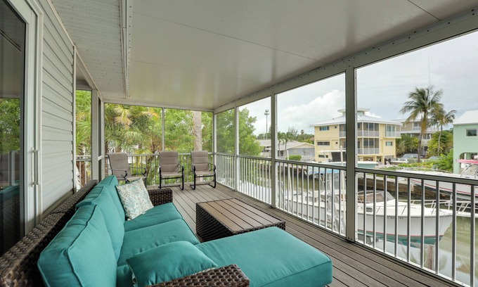 Marathon Casa | Canal-Front Florida Keys Home w/ Private Dock