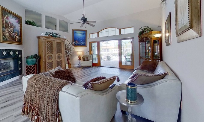 Edgewater Casa | Canal Front Home with Screened Pool/Spa, Entertainer's Patio & Grill + Fast WiFi