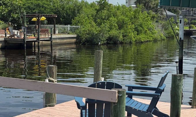 Gulf Cove Casa | Canal front w private dock, 3-bedroom 2 bath home in beautiful Port Charlotte.