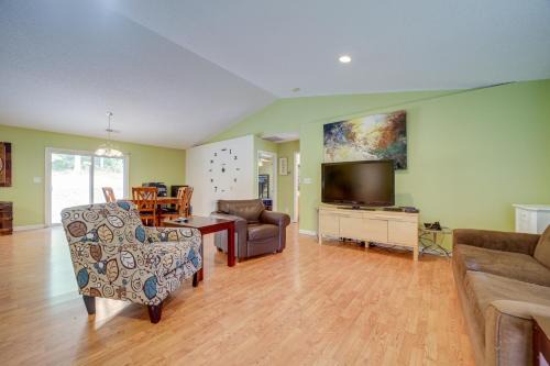 Candler Casa | Candler Home with Large Deck Hike, Bike and Unwind!