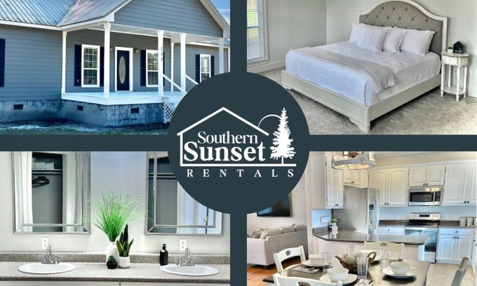 Norman Park Casa | Canopy Drive Cottage ~ Modern Chic 3B 2B sleeps 8 adults ~ Colquitt County GA