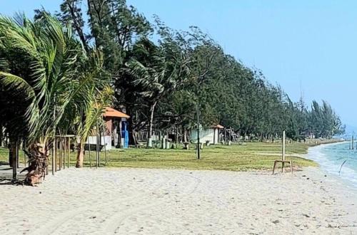 Praia Seca Casa | Cantinho da casa verde em Praia Seca