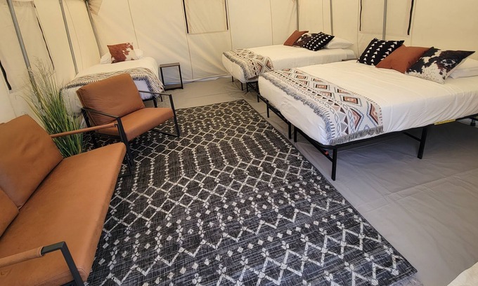 Monticello Alquiler De RV | Canvas Camp Sage Family Tent near Canyonlands
