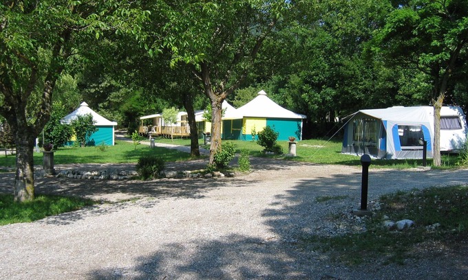 Veynes Casa | Tienda de lona para 5 personas en un camping tranquilo en Les Prés