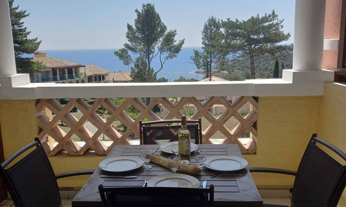 Cap Esterel Apartamento | Cap Esterel, T2 Confortable 4/5 Personnes, Climatisé Avec Très Belle vue sur mer