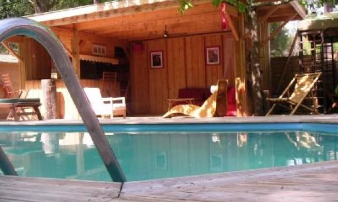 Lege-Cap-Ferret Chalet De Esquí | *CAP FERRET* VILLA GRANDE CHALET DE MADERA 5 HAB + PISCINA + Jardín BAR /BBQ