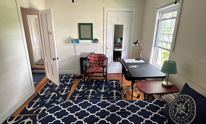 Bath Casa | Captain's Quarters Guest Room w/Private Bath & Entrance. Best Value in Town!