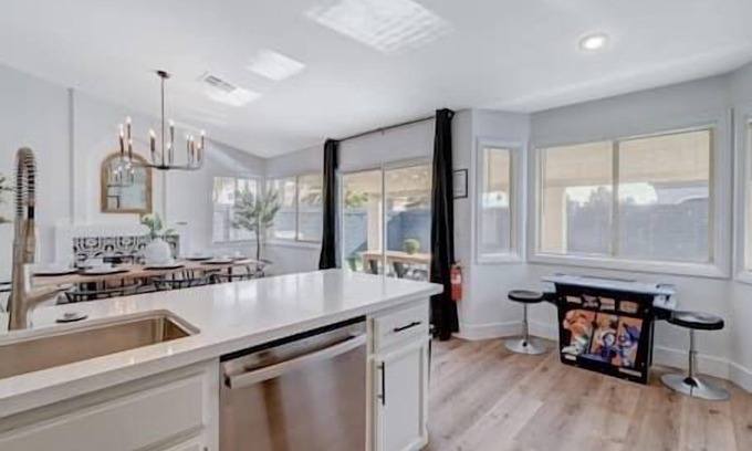 North Las Vegas Casa | Captivating 4BR Haven w/ Pool, Spa & Arcade Games!