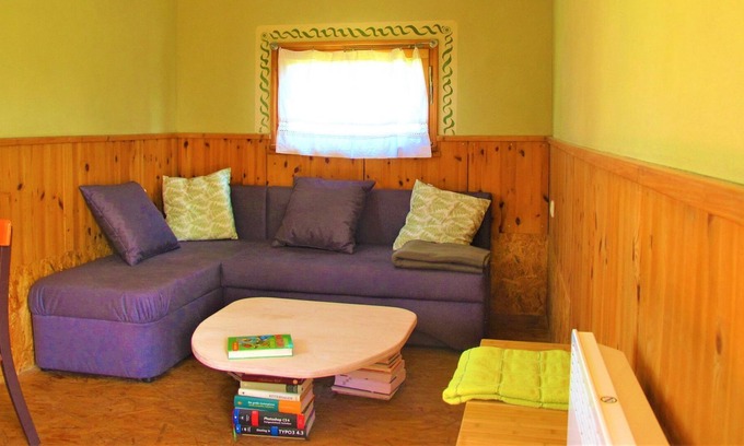Wangelin Cabina | Caravana 4, 1 habitación con 4 camas - Caravanas en Wangeliner jardín con cocina de verano - el uso