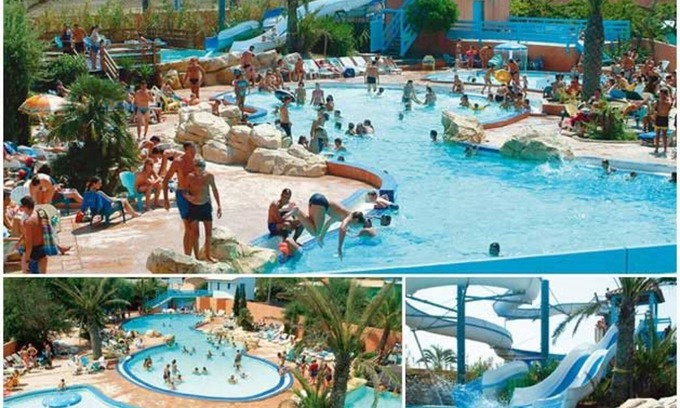 La Cote Radieuse Alquiler De RV | Caravana 'Mobilhome Canet En Roussillon' con vistas a la montaña y piscina compartida