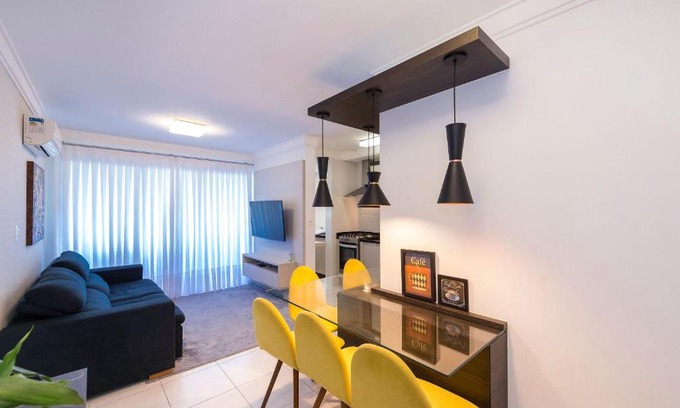 Bombas Apartamento | Cardeal 403C - Aconchegante apartamento na praia de Bombas - 2 dormitórios 5 pessoas - (Consultar serviços de roupa de cama e banho)