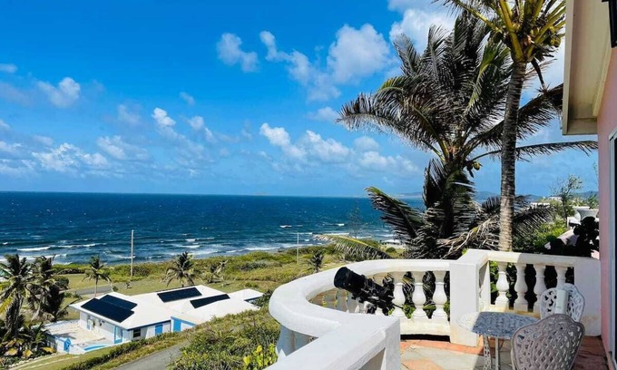 Christiansted Casa | Caribbean Island Retreat, 200 degree water views, trade winds and soothing waves