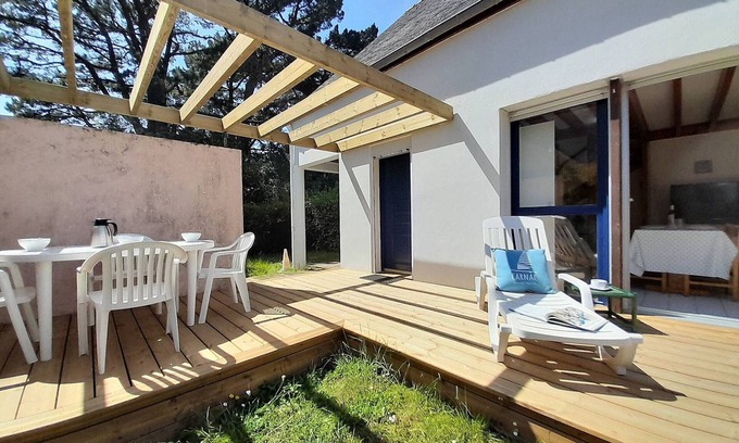 Carnac Villa | Carnac: Casa 3P 55m² - Wifi, Piscina, Cerca Playa y Comodidades