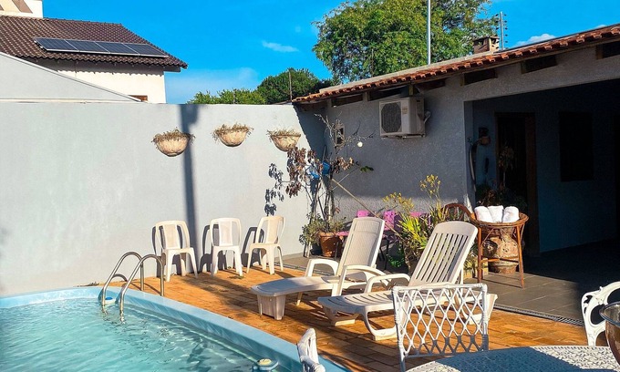 Foz do Iguacu Apartamento | Casa 3 suites 1 quarto piscina AC 10 Hos