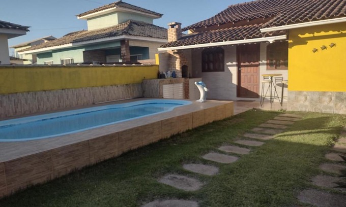 Tamoios Casa | Casa aconchegante com piscina e churrasqueira