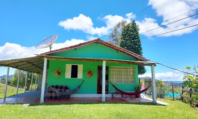 Goncalves Casa | Casa aconchegante na roça c/piscina/churrasqueira