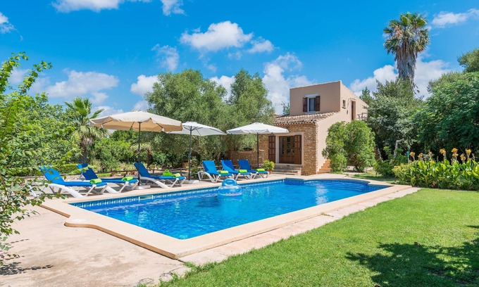 Manacor Villa | CASA ALBA - Villa con piscina privada en Manacor. WiFi Gratis