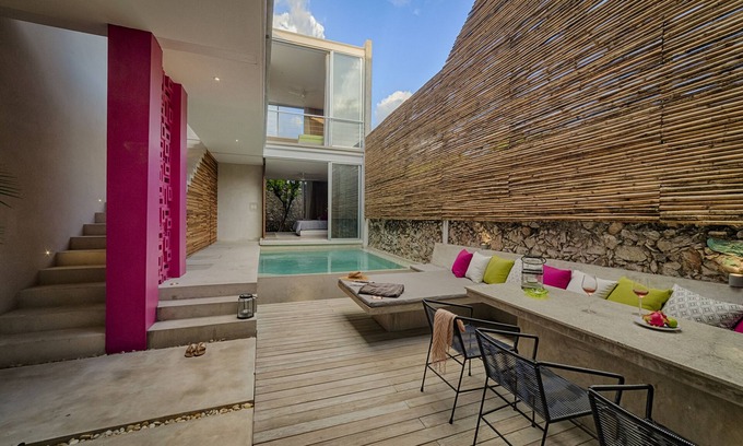 Zona Paseo Montejo Casa | Casa Amelie style home in Santa Lucia
