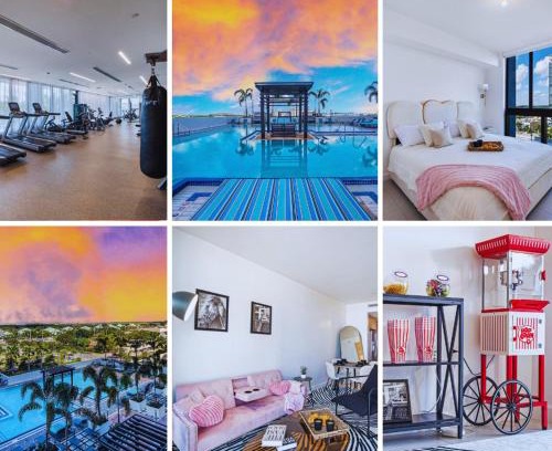 Doral Apartamento | CASA AMOR - Beach Club, Gym, Sauna, Free Parking, Near Airport