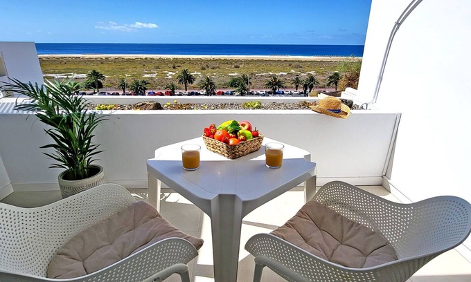 Solana del Matorral Apartamento | Casa Atlantica, Morro Jable Jandia, Meerblick, Balkon