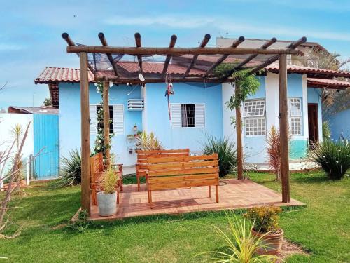 Londrina Casa | Casa Azul Antares 3 Quartos - Pet Friendly