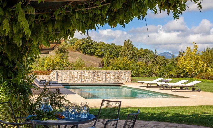 Allerona Villa | Casa Bassa, Villa de lujo con piscina privada, Finca Orgánica Torre Bisenzio