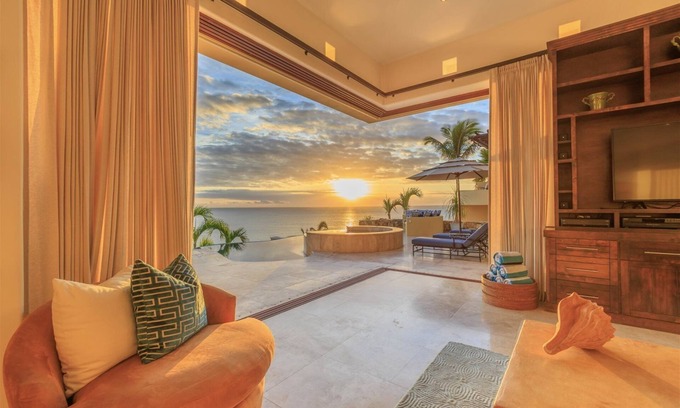 San José del Cabo Villa | Ver Casa Bella 5bdrm océano, elegante y complementado con los servicios