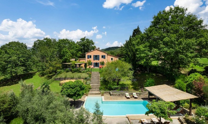 San Casciano dei Bagni Villa | Casa Castano - Siete Habitaciones Villa, Capacidad 14