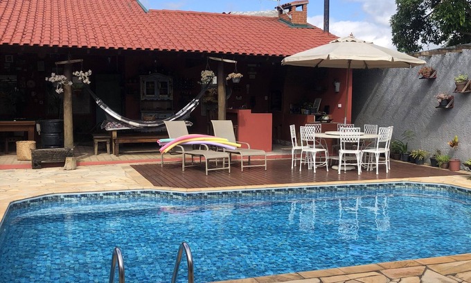 Vila Helena Casa | Casa com Piscina Aquecida em Atibaia