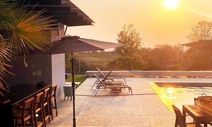 Itu Casa | Casa com piscina aquecida e churrasqueira em Itu