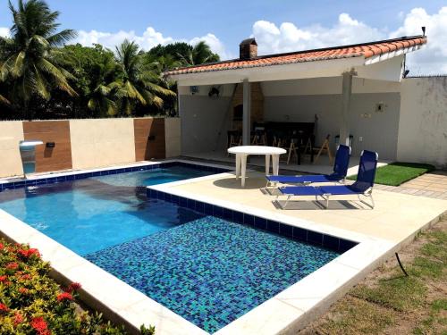 Pitimbu Casa | Casa completa com piscina e área de laser completa na praia BELA - PB