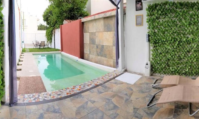 Benito Juárez Apartamento | Casa con alberca climatizada privada para 8 personas